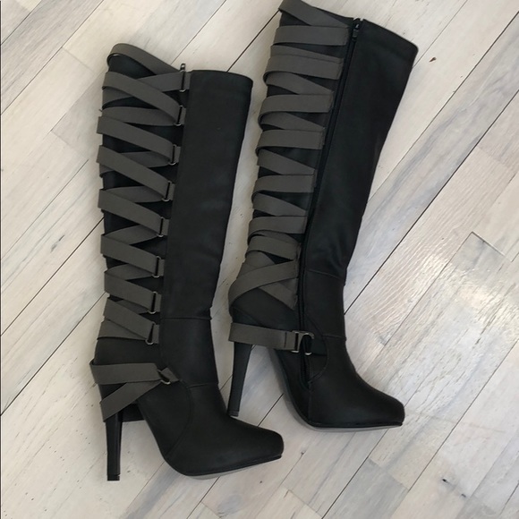 justfab high heel boots